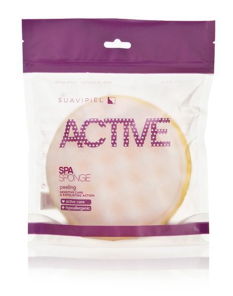 Мочалка для душу "Active Spa" жовта copy_1_8410262100103 фото